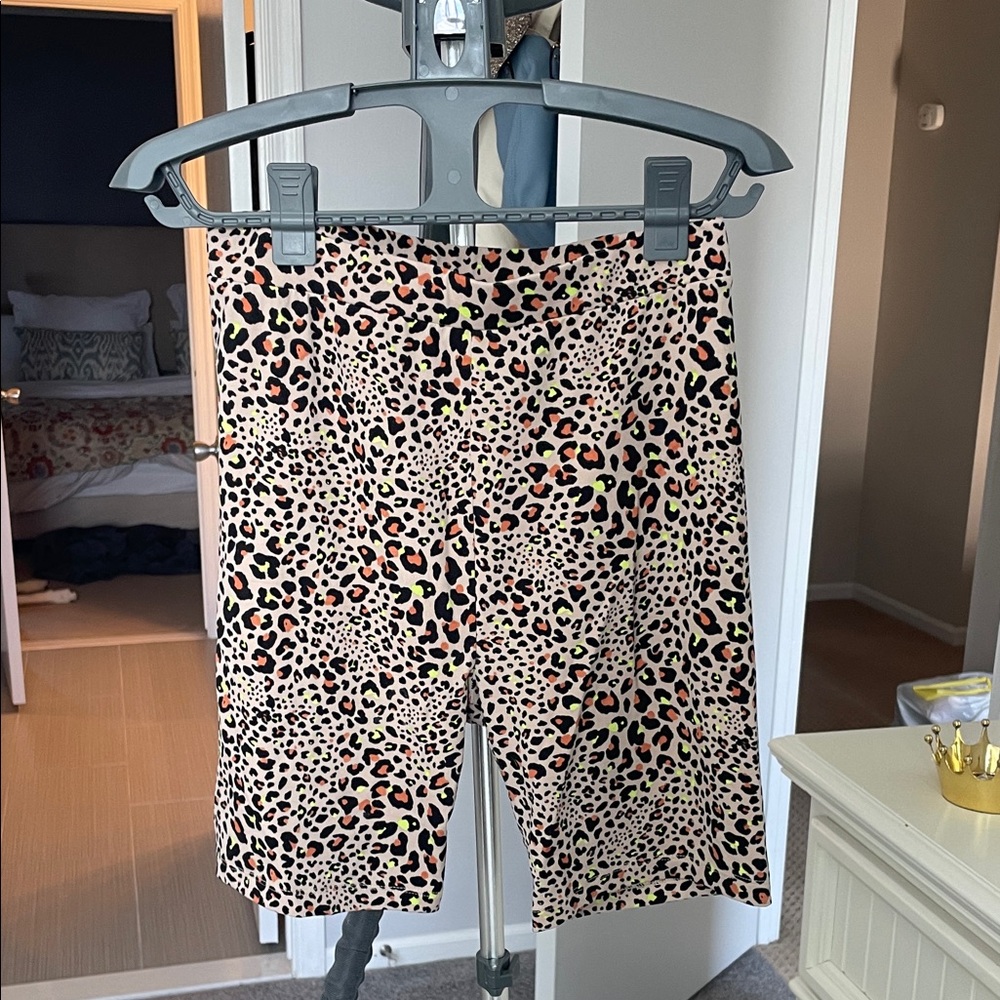 American Eagle Leopard Bike Short